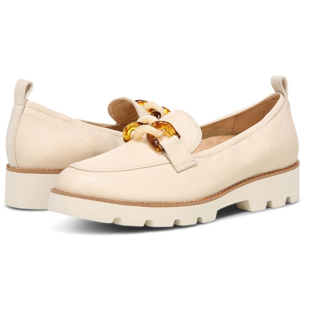 Vionic Women’s Cynthia Loafer - Cream Leather 11W - Picture 4 of 15